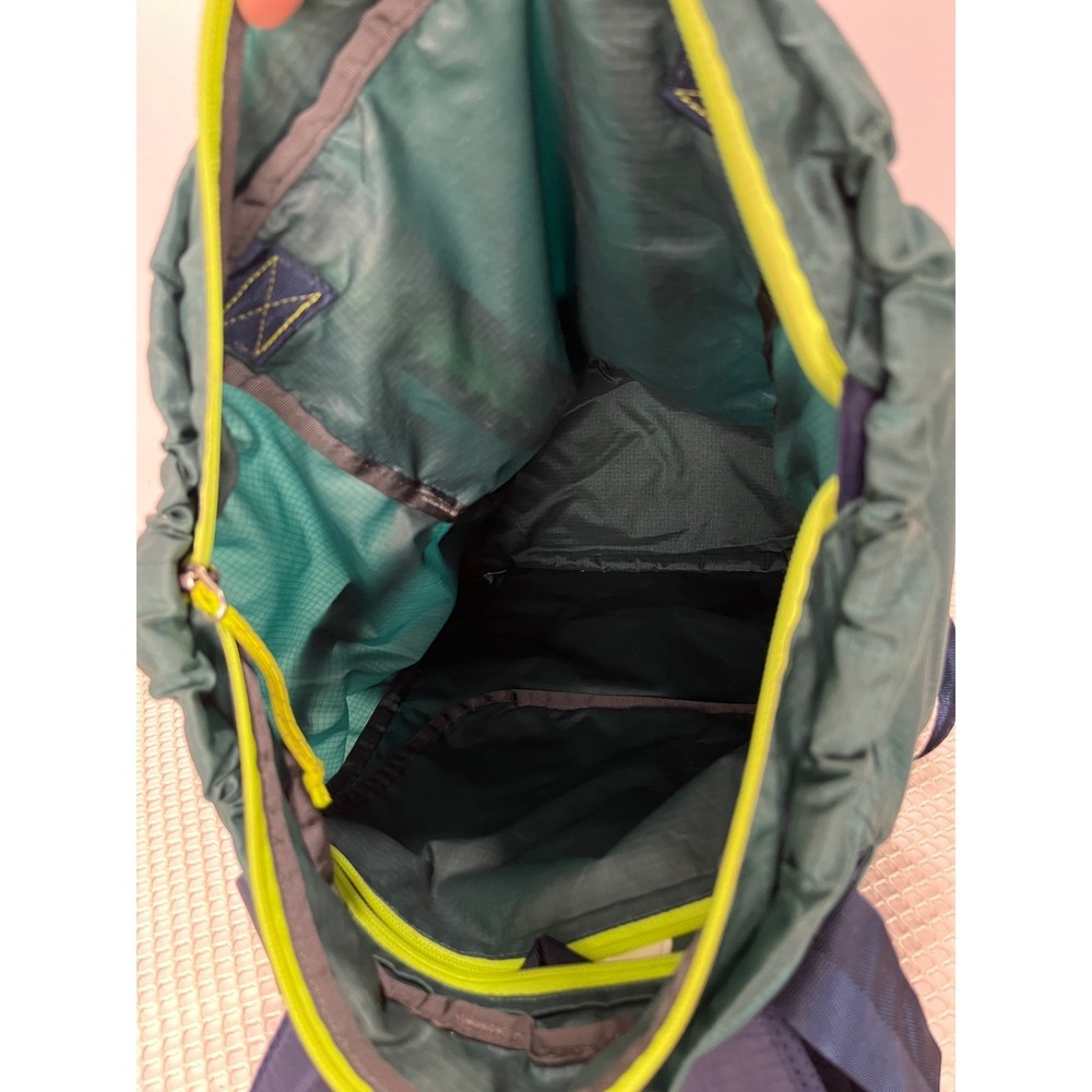 Patagonia Lightweight Travel Tote Green Blue Convertible Backpack - Picture 12 of 15